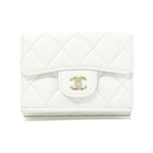 CHANEL White Wallet